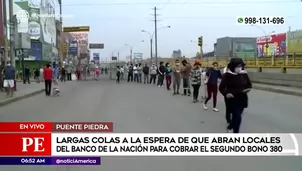 Cobro de bono S/380. América Noticias