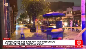 Breña: Balean a comerciante por presunto préstamo 'gota a gota'. Foto: América TV