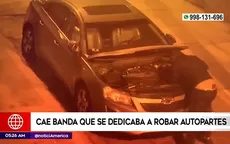 Breña: Cae banda que se dedicaba a robar autopartes - Noticias de autopartes