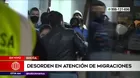 Breña: Desorden en atención de Migraciones