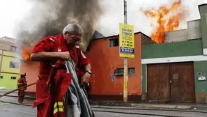 Incendio en Breña. Foto: La República