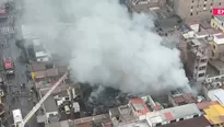 Incendio en Breña. Foto y video: América Noticias