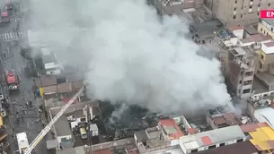 Incendio en Breña. Foto y video: América Noticias