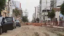 Sedapal y Municipalidad de Breña enfrentados por obras. Foto: captura de TV