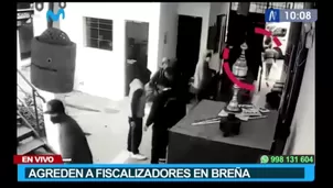 Breña: Serenos y fiscalizadores fueron atacados por comerciantes informales