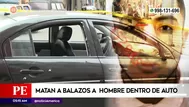 Breña: Sicarios mataron a balazos a hombre dentro de un auto