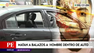 Asesinato en Breña. Foto y video: América Noticias