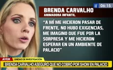 Brenda Carvalho ratificó que Karelim López la contactó para show infantil en Palacio  - Noticias de brenda-matos