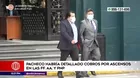 Bruno Pacheco habría detallado cobros por ascensos en las FF. AA. y PNP