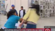 Brutal ataque a periodistas por parte de extrabajadores de cementerio