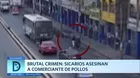 Brutal crimen: Sicarios asesinan a comerciantes de pollos