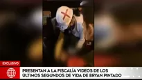 Bryan Pintado: Presentan a la Fiscalía videos de los últimos segundos de vida del joven de 22 años. Video: América