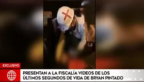 Bryan Pintado: Presentan a la Fiscalía videos de los últimos segundos de vida del joven de 22 años. Video: América