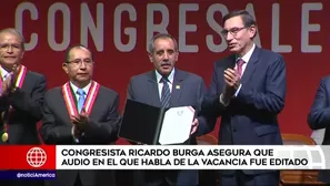 Ricardo Burga, congresista. América Noticias