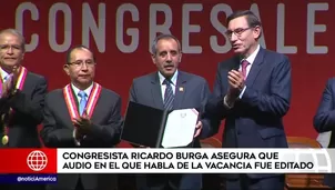 Ricardo Burga, congresista. América Noticias