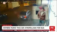 Bus atropella y mata a anciano que cruzaba avenida en Lima