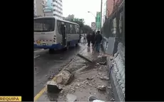 Bus del Corredor Azul colisionó contra fachada de la Embajada de Venezuela - Noticias de embajada-britanica