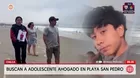 Buscan a adolescente de 14 años desaparecido en playa de Chilca