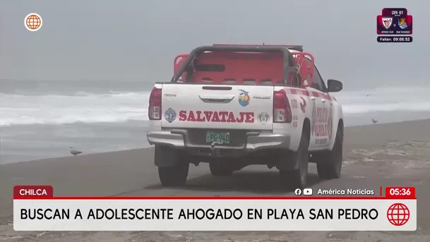 Buscan a adolescente de 14 años desaparecido en playa de Chilca. Foto: América Noticias