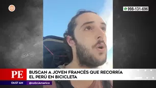 Ciudadano francés desaparecido. Foto y video: América Noticias