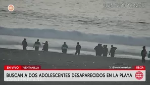 Buscan a dos adolescentes desaparecidos en playa Costa Azul de Ventanilla. Foto y video: América Noticias