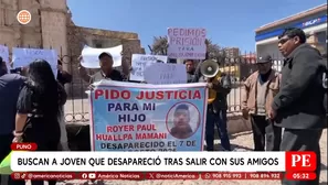Buscan a joven desaparecido tras salir con amigos en Puno. Foto y video: América Noticias