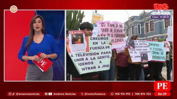 Familia busca a joven con discapacidad desaparecido en Independencia. Foto: América Noticias