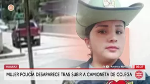 Buscan a policía Marleni Rucana tras desaparecer en Huaraz. Foto y video: América Noticias