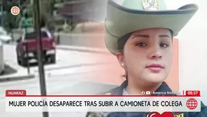 Buscan a policía Marleni Rucana tras desaparecer en Huaraz. Foto y video: América Noticias