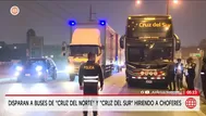 Buses de Cruz del Norte y Cruz del Sur son baleados
