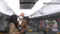 Protocolo de bioseguridad en buses. Canal N