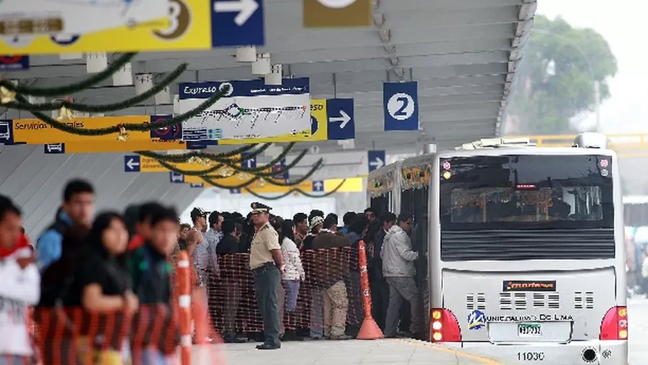 Metropolitano cambiará de ruta por la procesión / Andina Metropolitano cambiará de ruta por la procesión / Andina