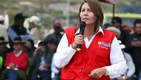 Ministra Paola Bustamante se refirió a la reforma política. Foto: Andina