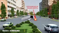 Bypass planteado por la MML para la avenida Salaverry. Video: Cruzada Vial