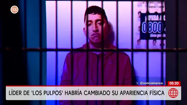 Cabecilla de Los Pulpos habría cambiado su apariencia física. Foto: Unidad de investigación