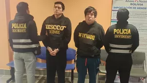 Jhonsson Cruz Torres, alias 'Jhonsson Pulpo', ya está en poder de la PNP. Tras ser expulsado de Bolivia, el cabecilla de "Los Pulpos" llegó al Perú para responder por cargos de secuestro y extorsión. Foto: PNP. Video: Canal N