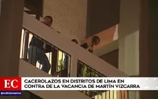 Cacerolazos en distritos de Lima en contra de la vacancia de Vizcarra y la asunción de Manuel Merino  - Noticias de despacho-presidencial