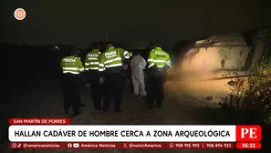 Hallan cadáver de hombre cerca de zona arqueológica en San Martín de Porres. Foto y video: América Noticias