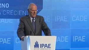 Pedro Pablo Kuczynski (PPK) en el CADE 2015. Foto: El Comercio