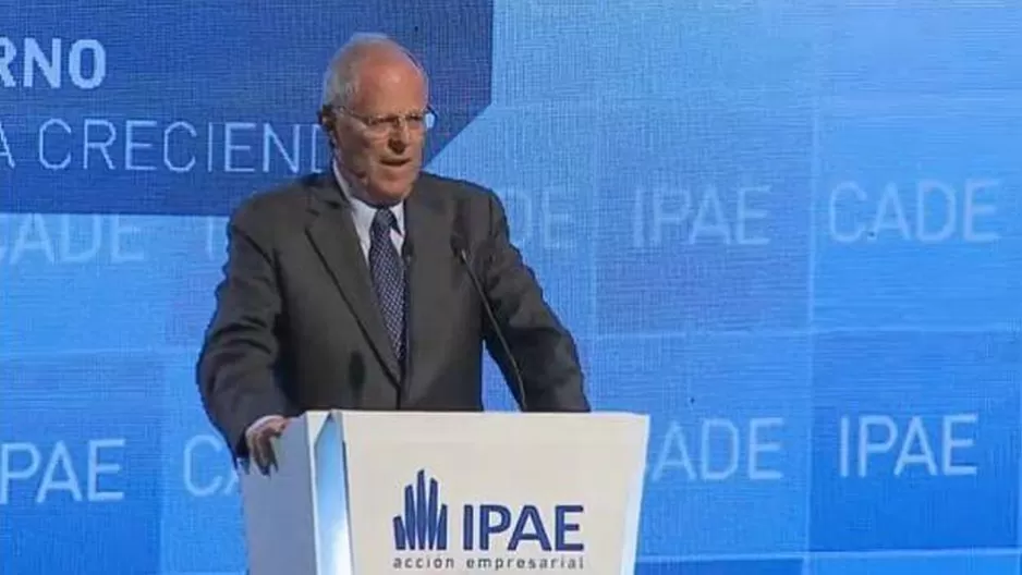 Pedro Pablo Kuczynski (PPK) en el CADE 2015. Foto: El Comercio