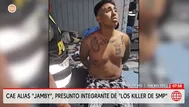Cae alias Jamby, presunto sicario en Lima Norte