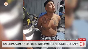 Agentes de la División de Investigación de Extorsiones de la Dirincri / Video: América Noticias