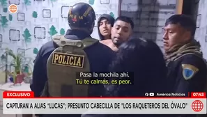 Alias Lucas está detenido en la Dirincri Callao