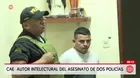 Cae autor intelectual del asesinato de dos policías en Huaycán