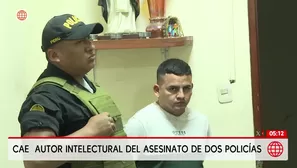 Cae autor intelectual del asesinato de dos policías en Huaycán. Foto y video: América Noticias