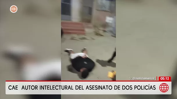 Cae autor intelectual del asesinato de dos policías en Huaycán. Foto: América Noticias