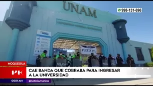 Entre los detenidos figuran dos funcionarios de la Universidad Nacional de Moquegua.