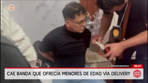 Cae banda que ofrecía a menores de edad vía delivery. Foto: América Noticias
