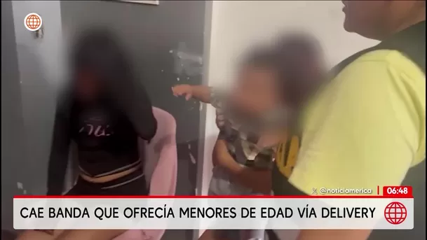 Cae banda que ofrecía a menores de edad vía delivery. Foto: América Noticias