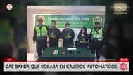 Cae banda que robaba en cajeros automáticos